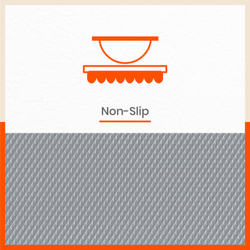 Vega Multipurpose Diamond Texture Shelf Liner | Light Grey (60 cm X 300 cm 380 GSM)